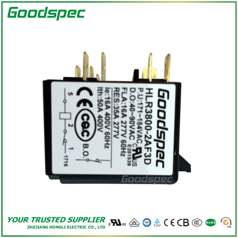 HLR3800-2AF3D POTENTIAL TYPE MOTOR STARTING RELAY – HONGLI
