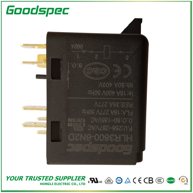 HLR3800-6N2D POTENTIAL TYPE MOTOR STARTING RELAY – HONGLI