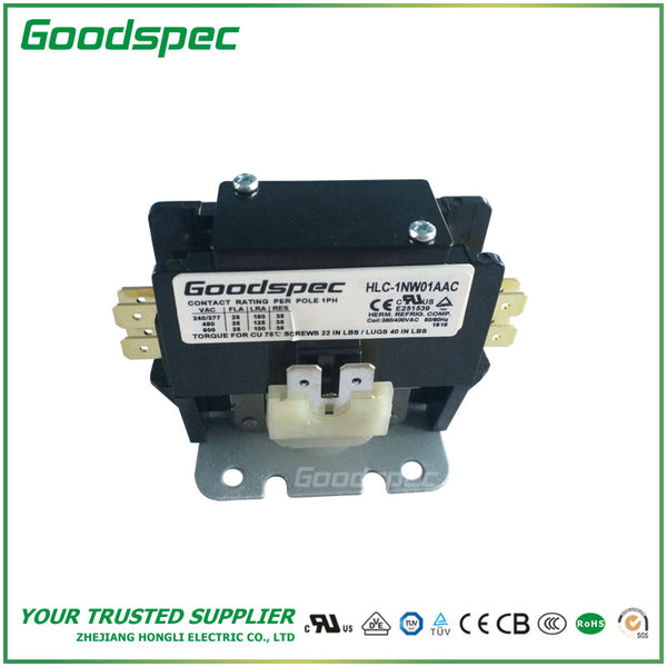 HLC-1NW01AAC (1P/25A/380-400VAC) Contactor de propósito definido