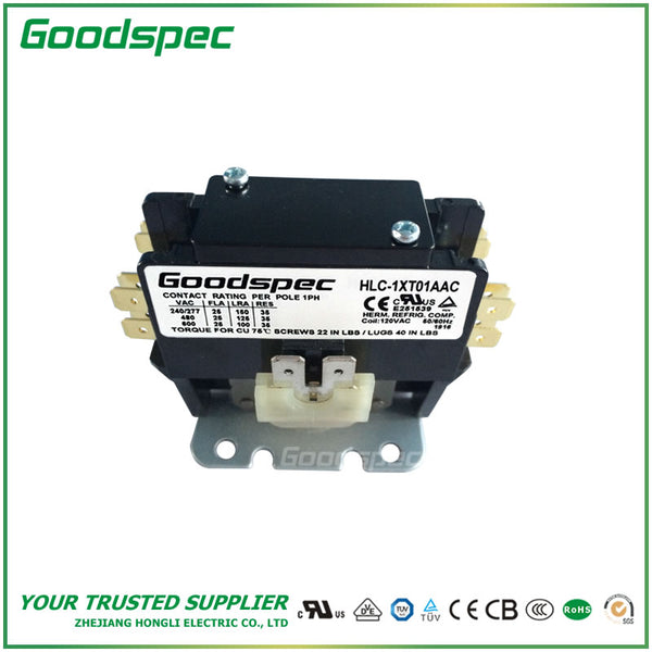 HLC-1XT01AAC(1P/25A/120VAC) DEFINITE PURPOSE CONTACTOR