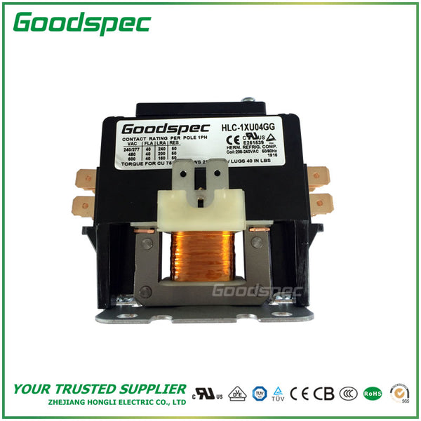 HLC-1XU04GG (1P/40A/208-240VAC) Contactor de propósito definido