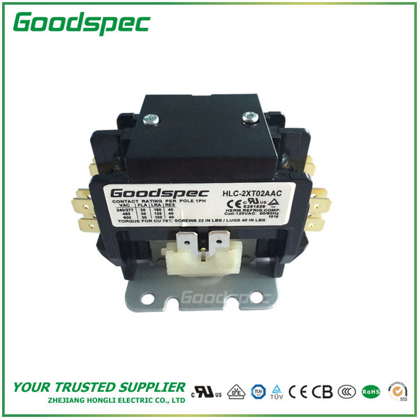 HLC-2XT02AAC(2P/30A/120VAC) DEFINITE PURPOSE CONTACTOR