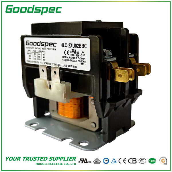 HLC-2XU02AAC (2poles/30A/208-240VAC) Contactor de propósito definido