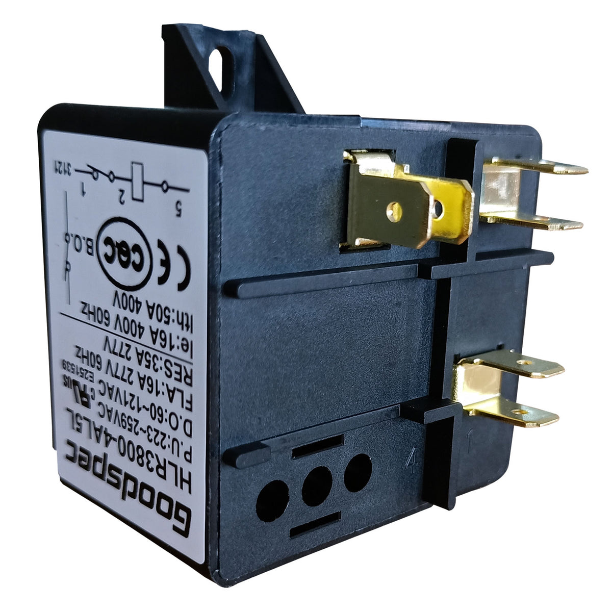 HLR38004AL5L POTENTIAL TYPE MOTOR STARTING RELAY HONGLI ELECTRIC CO.,LTD