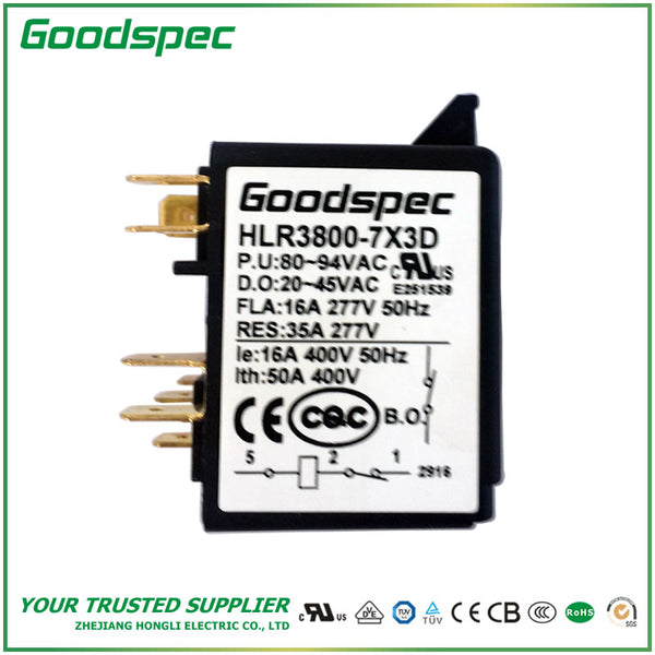 HLR3800-7X3D POTENTIAL TYPE MOTOR STARTING RELAY